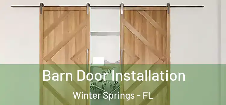 Barn Door Installation Winter Springs - FL