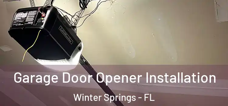  Garage Door Opener Installation Winter Springs - FL