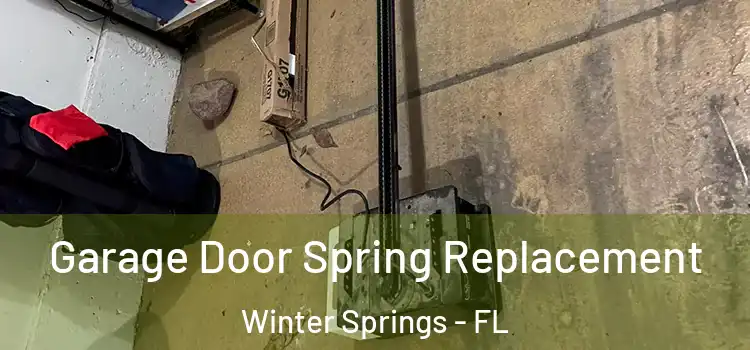  Garage Door Spring Replacement Winter Springs - FL