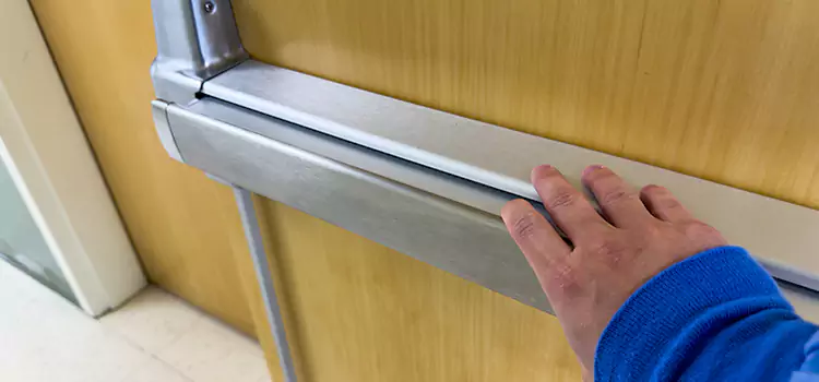 Installing a Push Bar on a Door Winter Springs